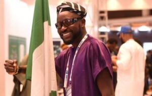 Smiling attendee at NOG Energy Week in Abuja representing Rivers State oil and gas sector