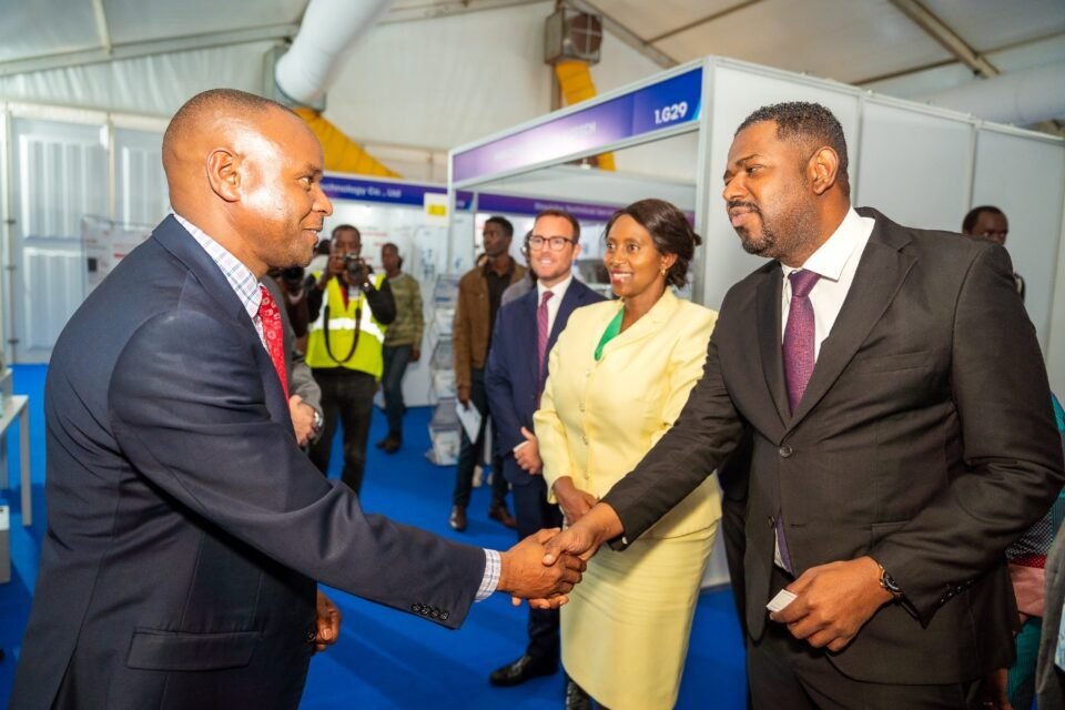 WHX Nairobi healthcare event venue bustling with exhibitors, healthcare professionals, and international delegates.