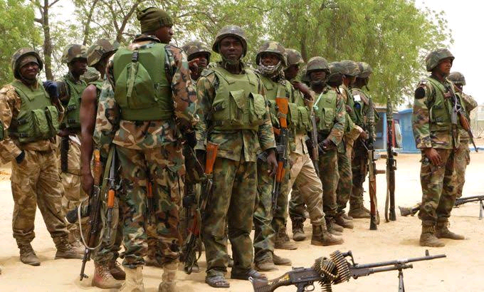 Troops of Nigerian Army