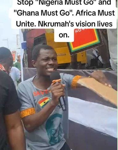 Nigerian must go protests in Ghana