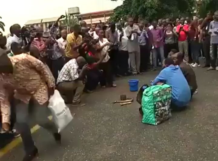 Woman who ate human being caught