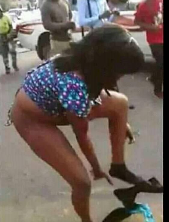 University student run mad naked