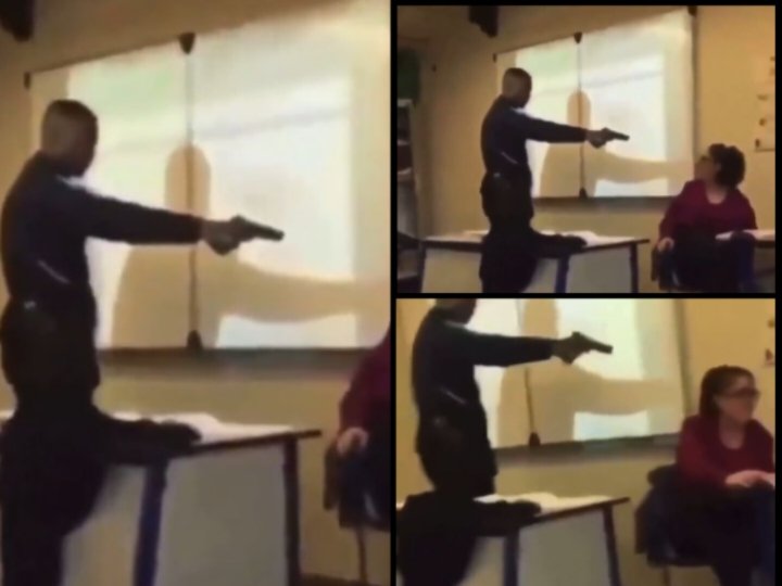 Shock in Classroom: Student Pulls Gun on Teacher Over F Grade